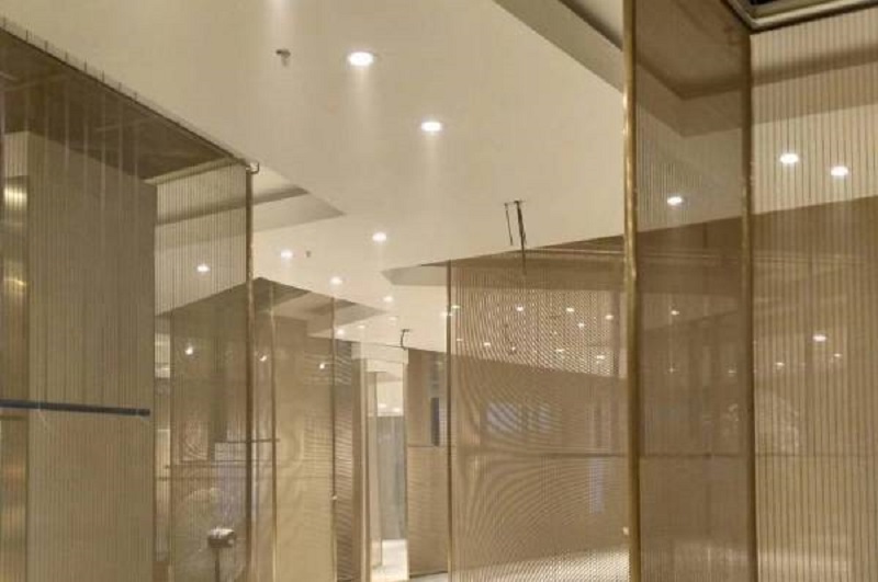 architectural mesh shopping mall partition