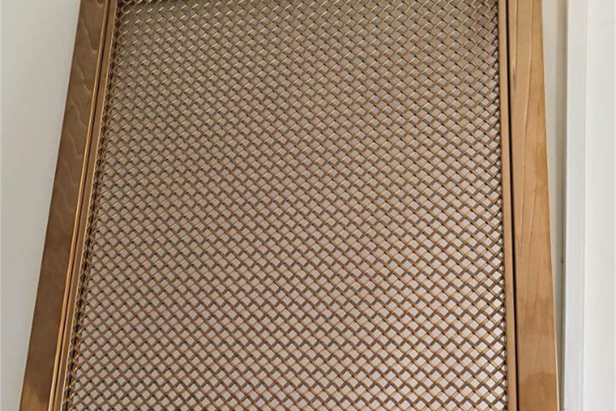 decorative metal mesh for cabinet door