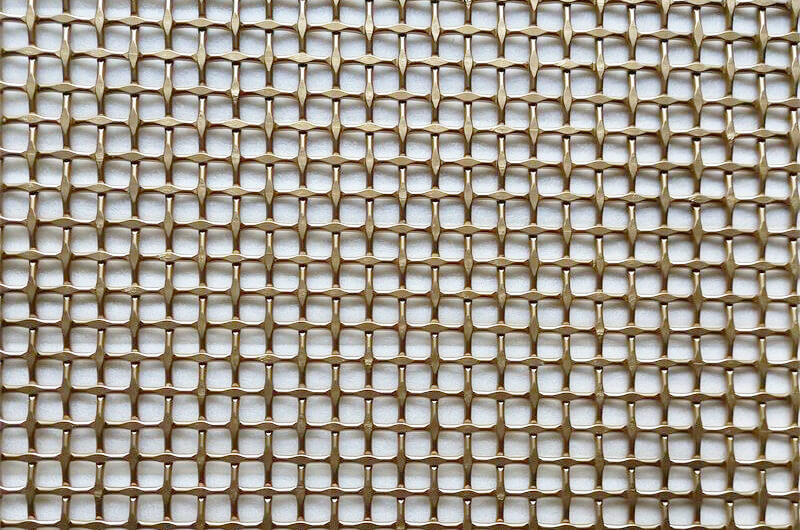 Gold Color Decorative Wire Mesh