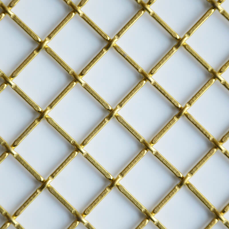 Decorative Brass Wire Mesh Grill